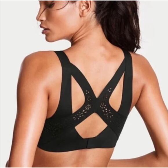 Victoria Sport Angel Max Sports Black Padded Bra 34C - Picture 2 of 11